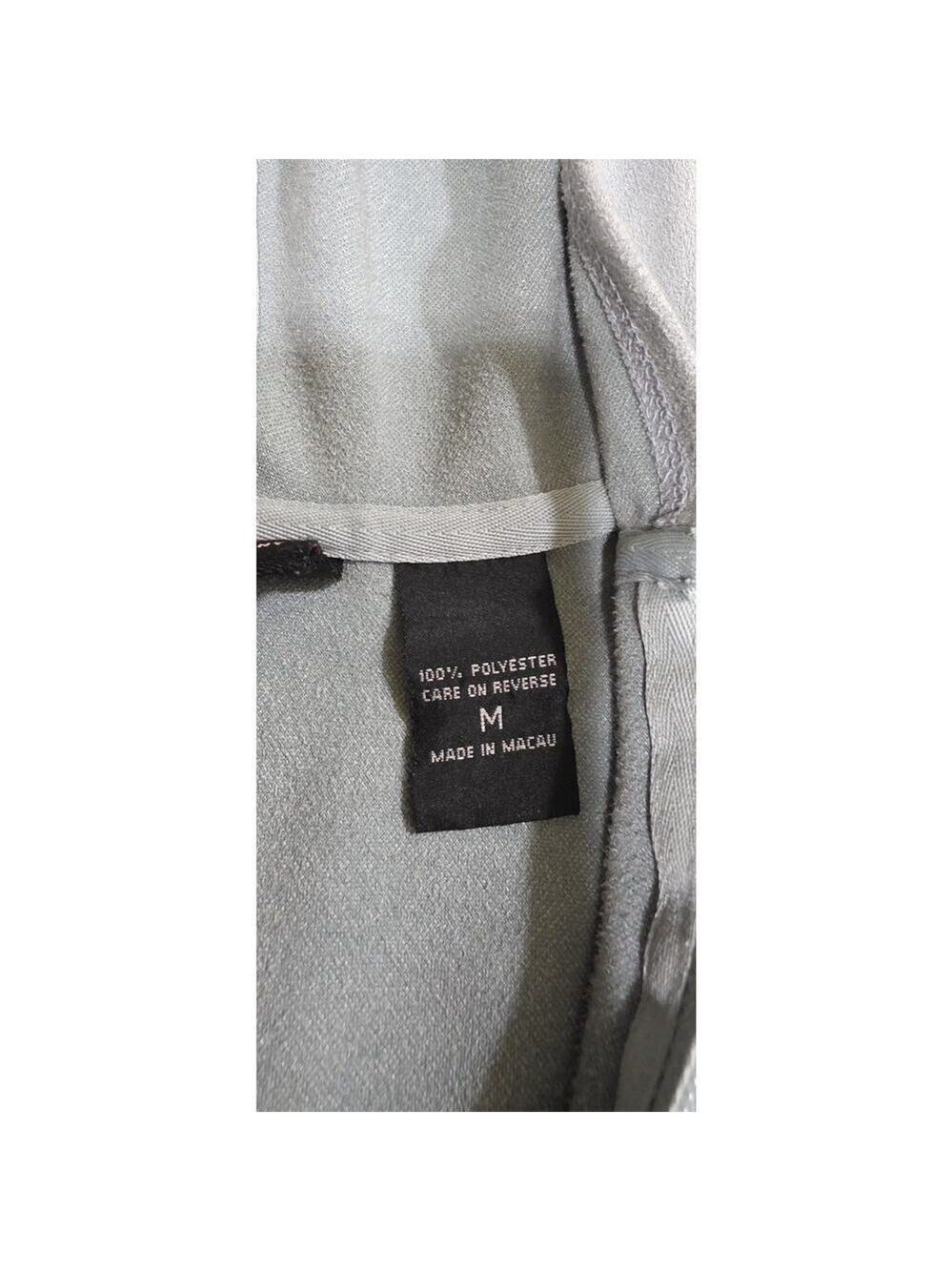 NY Jeans Soft Blue Vintage microsuede zip hoodie Size Large 90s Vibe Track Suit - Picture 5 of 7
